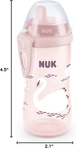 كوب sippy nukactive ، ألوان متنوعة ، 10 أوقية 1pk (قد يختلف النمط) in Saudi Arabia
