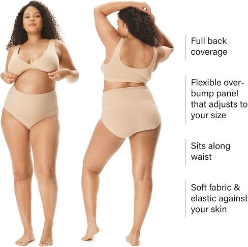 Motherhood Maternity Women's Seamless Postpartum Shaper Panty, 2-Pack in Saudi Arabia