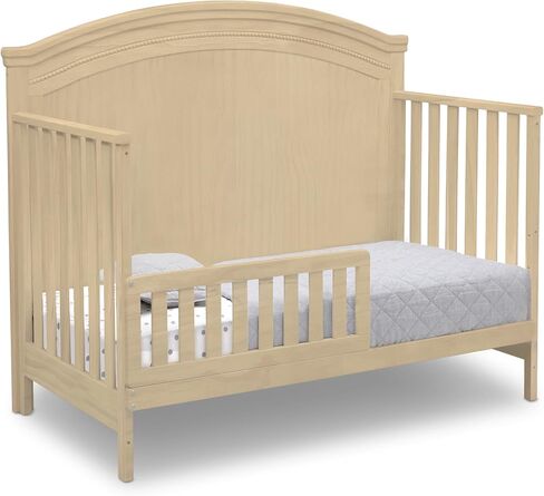 Simmons Kids SlumberTime Emma 4-in-1 Convertible Baby Crib N More - Greenguard Gold Certified, Bianca White in Kuwait