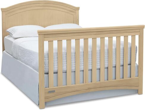 Simmons Kids SlumberTime Emma 4-in-1 Convertible Baby Crib N More - Greenguard Gold Certified, Bianca White in Kuwait