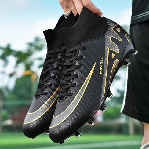 Soccer Cleats for Womens Mens Outdoor Unisex Turf Shoes Youth Rugby Shoes Adult AG FG TF Football Boots Wide Training Sneaker in Saudi Arabia