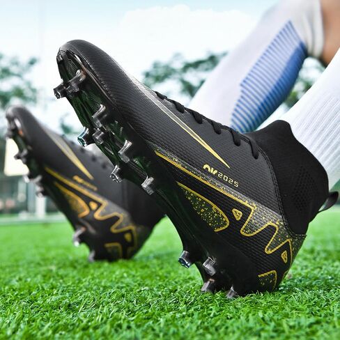 Soccer Cleats for Womens Mens Outdoor Unisex Turf Shoes Youth Rugby Shoes Adult AG FG TF Football Boots Wide Training Sneaker in Saudi Arabia