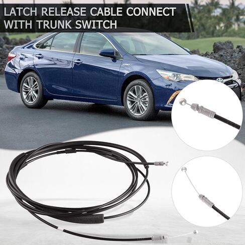 Trunk Latch Cable Compatible for Toyota Camry 2007-2011 Latch Release Cable Connect with Trunk Switch Luggage Door Lock Control Cable in Kuwait