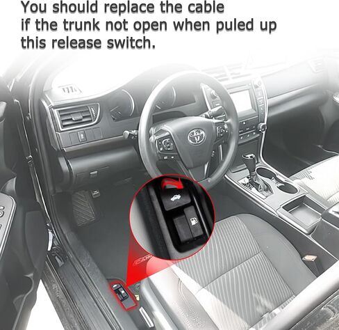 Trunk Latch Cable Compatible for Toyota Camry 2007-2011 Latch Release Cable Connect with Trunk Switch Luggage Door Lock Control Cable in Kuwait