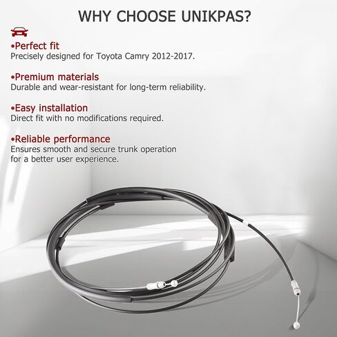 Trunk Latch Cable Compatible for Toyota Camry 2007-2011 Latch Release Cable Connect with Trunk Switch Luggage Door Lock Control Cable in Kuwait