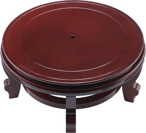 10 Inch Wooden Planter Display Stand Chinese Fishbowl Display Stands Indoor Vase Pot Planter Stand Plant Pot Display Stand for Home Indoor Outdoor Decoration in Kuwait