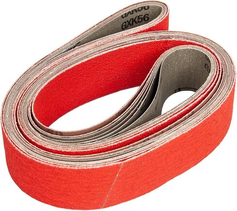 20 Pack 1/2 x 18 Inch High Performance Ceramics and Silicon Carbide Sanding Belts - 4 Pcs Each of 60 80 120 180 and 240 Grits Premium Gap polishing Sanding Belts in Saudi Arabia