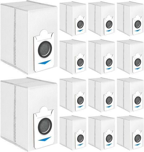 14 Pack T30S Combo Places Gust Facs متوافقة مع فقط مع Ecovacs Deebot T30S Combo Colbo Pracuum ، أكياس تفريغ كبيرة يمكن التخلص منها. 【لا يناسب نماذج T30s الأخرى】 in Kuwait