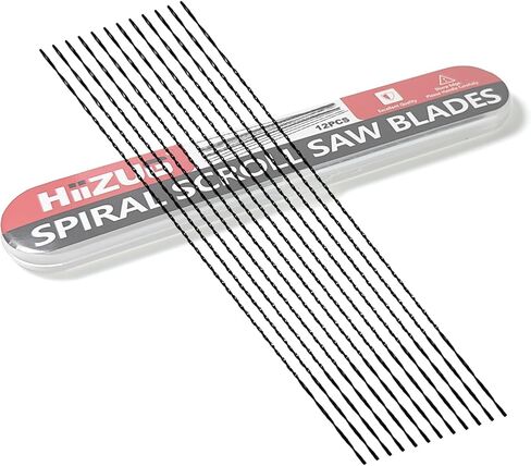 Spiral Scroll Saw Blades Plain End 5 Inch, #8 Plastic Cutting, for Sawing Cutting Plastic - 12 Pcs in Kuwait