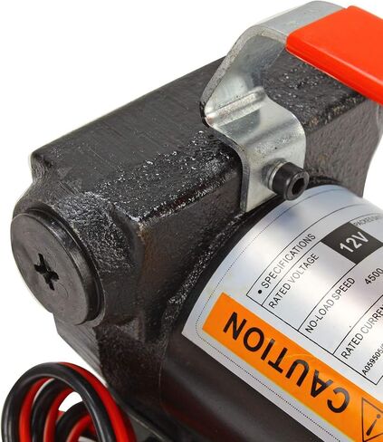 BLACKHORSE-RACING 12V DC Electric Fuel Transfer Pump Diesel Kerosene Oil Commercial Fuel Transfer Extractor Pump Motor Auto w/Hose & Nozzle in Saudi Arabia