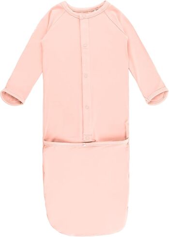 طفل ثوب نائم الطفل مصنوع من الخيزران ، والحيوانات حديثي الولادة للجنسين أكياس نوم طويلة الأكمام مع القفازات in Kuwait