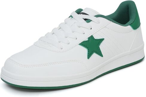 Women's Fashion Star Sneaker Lace Up Low Top Comfortable Cushioned Walking Shoes Casual Lightweight Breathable Tennis Shoes in Saudi Arabia