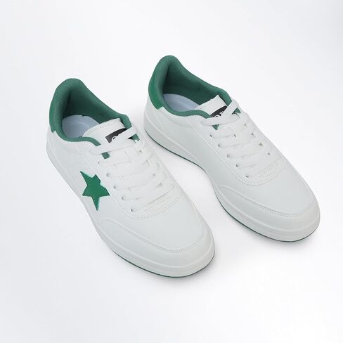 Women's Fashion Star Sneaker Lace Up Low Top Comfortable Cushioned Walking Shoes Casual Lightweight Breathable Tennis Shoes in Saudi Arabia