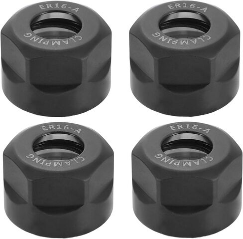 uxcell 3pcs Clamping ER16A(M22) Collet Clamping Nuts for CNC Milling Chuck Holder Lathe in Saudi Arabia