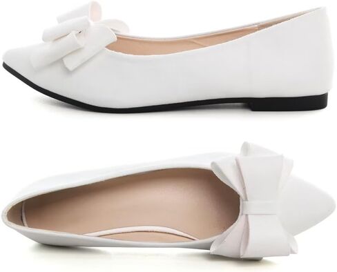 TN TANGNEST Women Fashion Bowknot Flats Comfort Pointed Toe Dress Shoes in Saudi Arabia