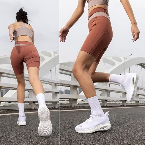 Wide Toe Box Shoes Women Air Cushion Running Shoes Extra Wide Width Sneakers Ultra Light Tennis Arch Support Walking Diabetic Plantar Fasciitis Athletic in Saudi Arabia
