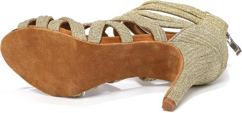 Women Latin Dance Boots Peep Toe Ballrooom Salsa Performance Professional Ankle Dance Shoes Dance Heels in Kuwait