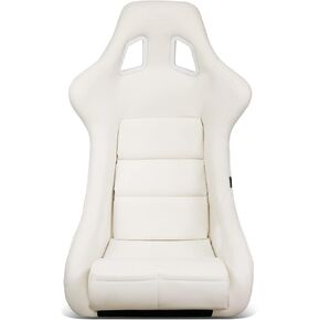 NRG Innovations FRP-302BK-V Bucket Racing Seat Double Layer FRP Black Vinyl Wrapped Mixed-density Foam 5 Point Harness Compatibility in Kuwait