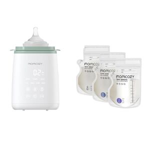 Momcozy Bottle Warmer & Momcozy Breastmilk Storage Bag 8Oz