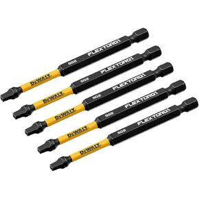 DW FLEXTORQ 5PK 3.5IN BITS FOR SQ2