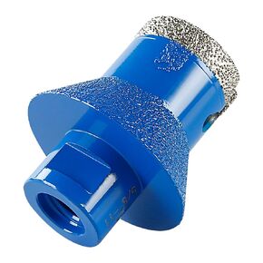 35mm Diamond Core Drill Kit - Professional Hole Saw for Quartz/Marble/Tile Countertops, Sink Drain & Basin Cutting, Heavy Duty Drilling Tools