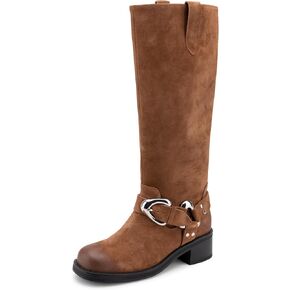 Aerosoles Women's Marley Knee High Boot, Tobacco Suede, 8.5