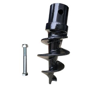 Auger Replacement Tip Bolt-on Spiral Point Auger Pilot Tip for Heavy-Duty augers