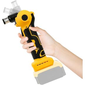 Cordless Palm Nailer Compatible with Dewalt 20V Battery, Power Framing Nailer with Magnetic Tip, 0-90° Adjustable Palm Hammer Drill for Joist Hangers, Tight Spaces