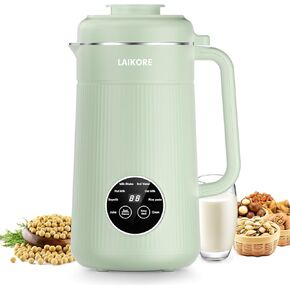 Nut Milk Maker Machine - 40oz Automatic Almond Soy Oat Milk Maker with 24h Delay Start, Auto Clean, Plant-Based Beverage Maker