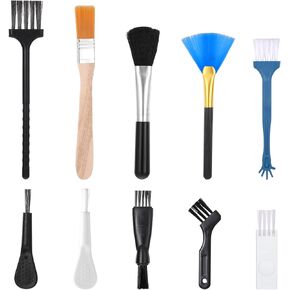 فرشاة لوحة المفاتيح ، 10 أجهزة كمبيوتر مصغرة فرشات تنظيف لوحة مفاتيح Mini Mini Brush Key Kit Kit Nylon Dust Dust Frushes للأجهزة الإلكترونية للكمبيوتر Mother Fans Camera Small Space