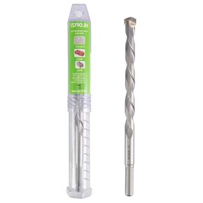 1/2" x 8" Masonry Drill Bits Concrete Hammer Drill Bits Carbide Tipped, for Cement, Brick, Stone, 3-Flat Shank