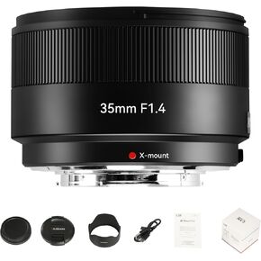 7artisans AutoFocus 35mm F1.4 APS-C Frame Lens,F1.4 Large Aperture,Automatic Lens, Compatible for Fujifilm FX Camera Fuji X-H/T/T30/S/E/A Series