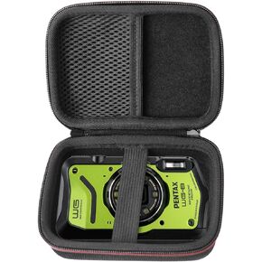 Portable Protection Hard EVA Case for PENTAX WG-8 Green All-Weather Adventure Camera (Only Case)