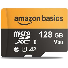Amazon Basics 512GB Micro sdxc Card with Reader Adapter, Fast Speed Up to 200MB/s, Black, 1-Pack