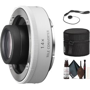 Sony FE 1.4X Teleconverter Lens with Lens Cap Keeper and Cleaning Kit