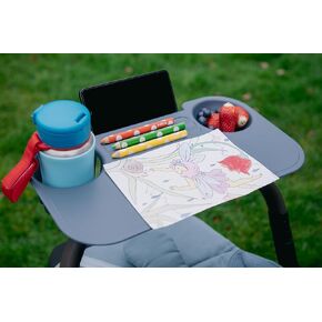 Universal Stroller Snack Tray 5 in 1: Versatile Convenience for On-The-Go Parents | Crafted by Parents for Parents | Stroller Snack Tray Attachment | Baby Must Haves | Baby Summer Essentials