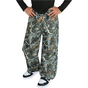 WDIRARA Toddler Girl's Camouflage Baggy Pants Elastic Waist Wide Leg Trousers High Rise Bottoms
