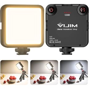 ULANZI VL-81 3000mAh Bi-Color LED Video Light with MT-16 Extendable Mini Camera Tripod