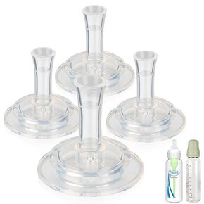 حلمات قش Sippy متوافقة مع زجاجة Dr. Brown الضيقة للطفل وقنينة زجاجية من الزجاج ، والرقم المتسرب ، والسيليكون الناعم الناعم.