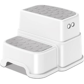 Toddler Step Stool for Bathroom,Kids 2 Step Stool for Toddler Potty Training,for Potty Training Toilet with Non-Slip Base,Stools for Kitchen Counter