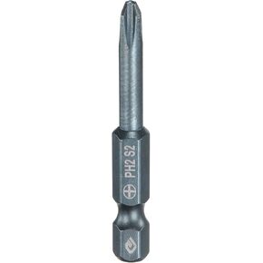 HARFINGTON #2 Phillips Screwdriver Bit PH2 1/4" Hex Shank 2" (50mm) Long 0.18" Rod Magnetic Cross Head Drill Bits S2 Steel Industrial Screw Driver Bit for Electric Power Tools, Blue
