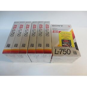 Sony L-750 Beta video tapes 9 pack