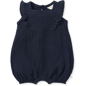 Burt's Bees Baby baby-girls Romper, 100% Organic Cotton One-piece Bubble Shortall and Layette Set Girl Outfit