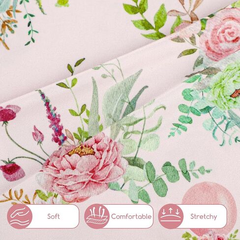 Manfaisky 2 Pack Toddler Pillowcase ، 13x18 Stidler Pillow Cases with Envelope Closure و Soft and Mowner Cover Cover Cover Boys Girls و Pink Floral in Kuwait