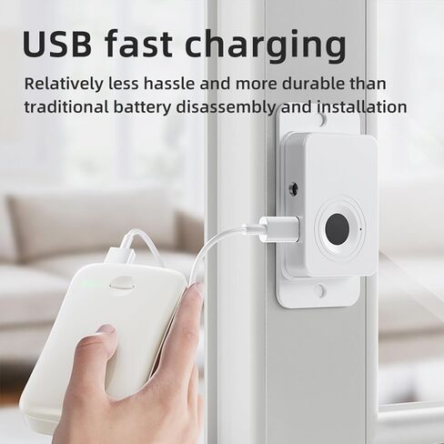 Fingerprint Fridge Lock, Refrigerator Lock with Fingerprint, for Fridge, Cabinet Locks, Drawers, Dishwasher, Toilet and Cabinet Locks Baby Proofing, 3M Adhesive No Drilling (Black) in Saudi Arabia