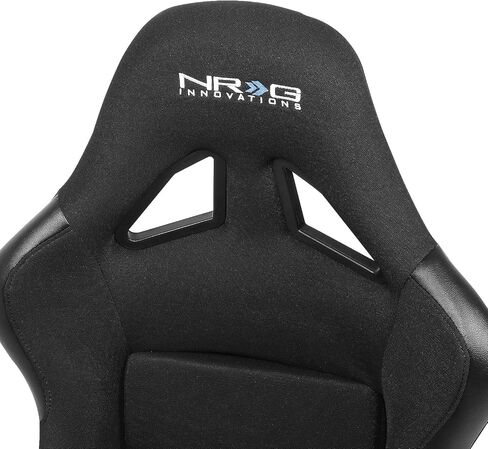 NRG Innovations FRP-302BK-V Bucket Racing Seat Double Layer FRP Black Vinyl Wrapped Mixed-density Foam 5 Point Harness Compatibility in Saudi Arabia
