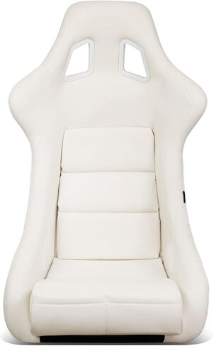 NRG Innovations FRP-302BK-V Bucket Racing Seat Double Layer FRP Black Vinyl Wrapped Mixed-density Foam 5 Point Harness Compatibility in Kuwait