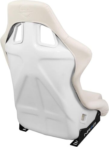 NRG Innovations FRP-302BK-V Bucket Racing Seat Double Layer FRP Black Vinyl Wrapped Mixed-density Foam 5 Point Harness Compatibility in Kuwait