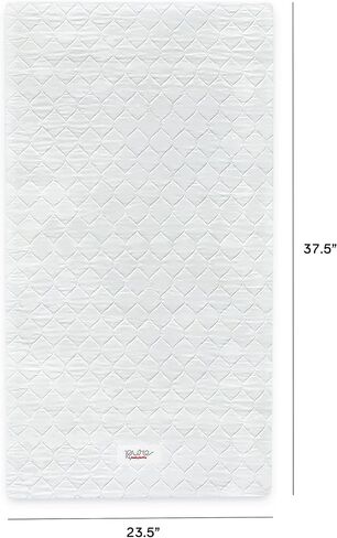 Babyletto Origami Mini Crib in Grey & Pure Core Non-Toxic Mini Crib Mattress with Hybrid Waterproof Cover Bundle in Saudi Arabia