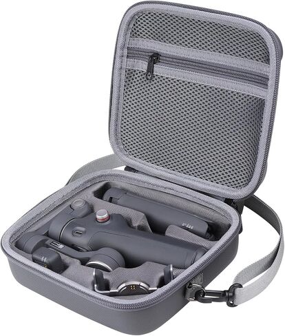 Travel Case for DJI OM 7P/OM7/OM8 - Portable Storage Bag Hardshell Carrying Case Fits DJI Osmo Mobile 7/7P /OM8 Smartphone Gimbal Stabilizer and Accessories(Grey) in Saudi Arabia